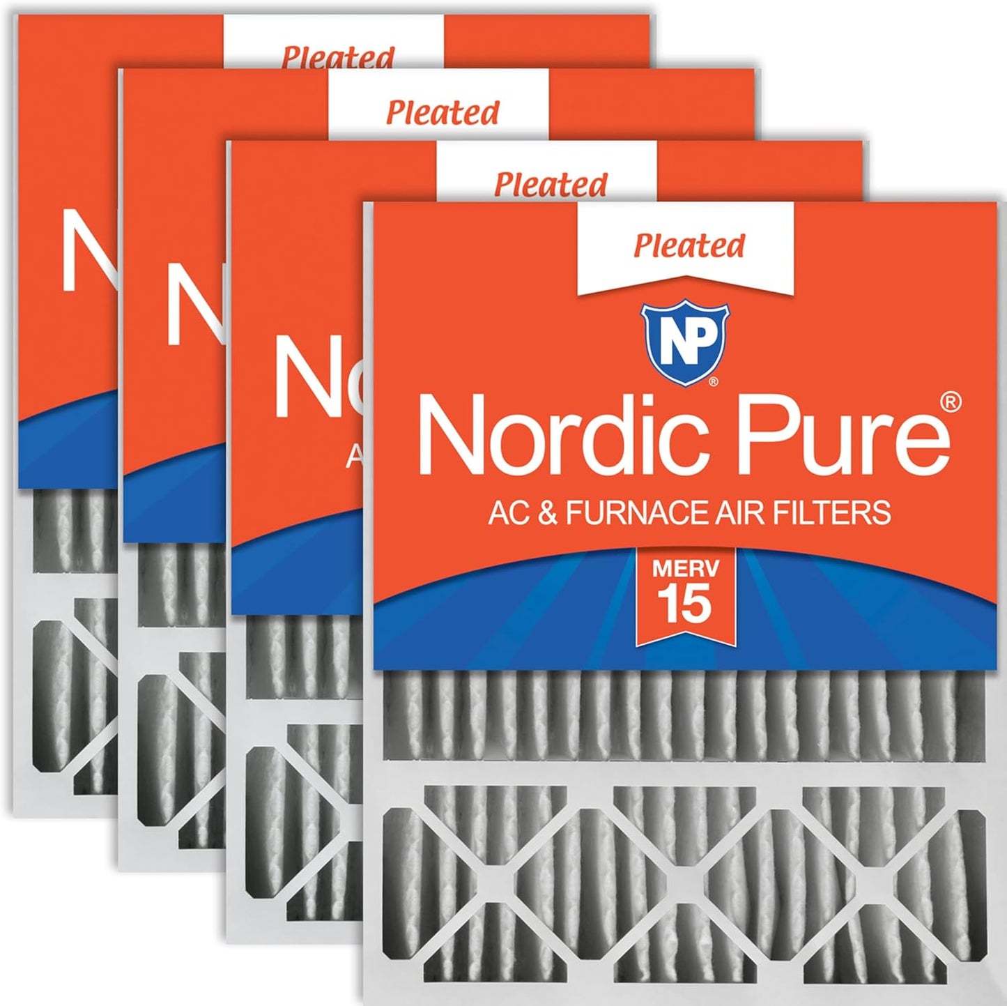 Nordic Pure 20x25x5 MERV 15 Air Filters for Lennox Units