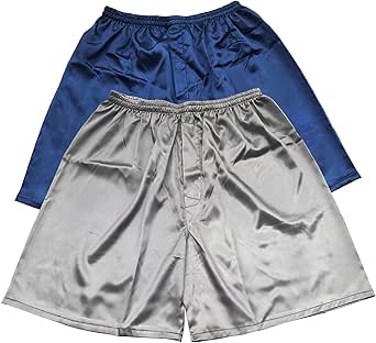 TONY & CANDICE Men's Satin Boxers Shorts Combo Pack Underwear