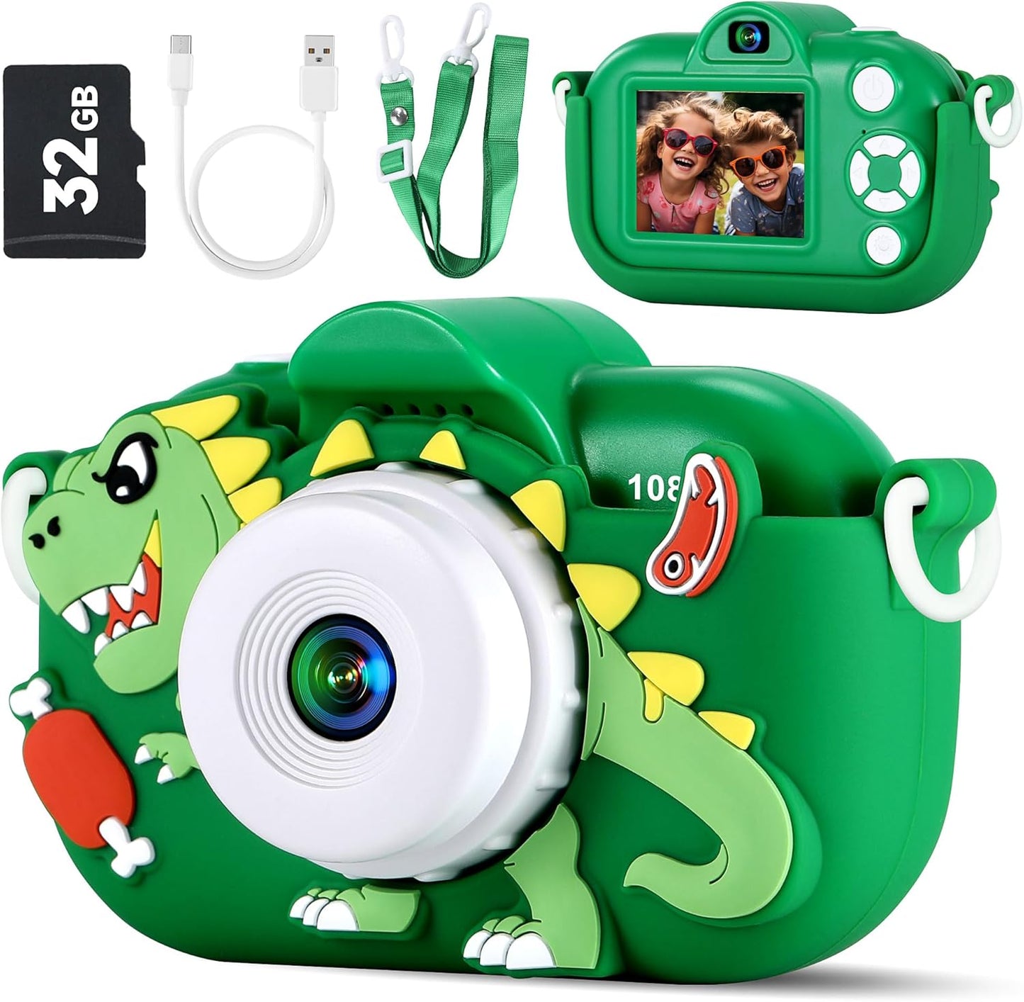 Ultimate Kids Camera with Dual Lens, Full HD Video - Perfect Gift!