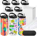 20 oz Sublimation Water Bottle Blanks 8 Pack - Bright DIY Tumblers
