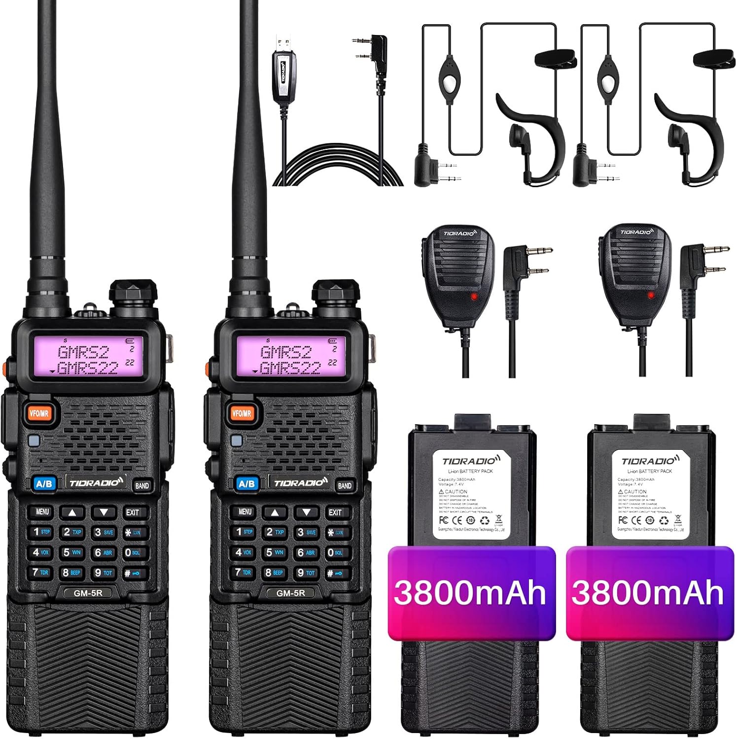 TIDRADIO GM-5R GMRS Radio: Reliable Two Way Communication Device