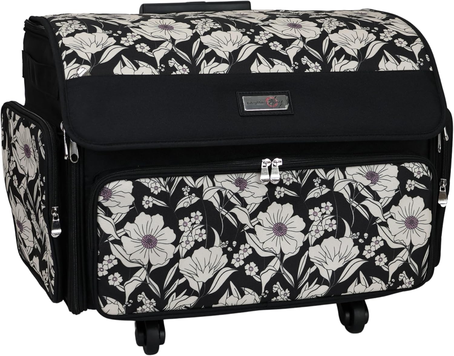 Everything Mary 4 Wheels Collapsible Sewing Machine Storage Case