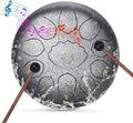 Professional Steel Tongue Drum for Adults & Kids - 8/12 inch