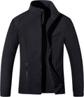 Women's Fleece Jacket Zip Up Coat Lightweight Soft Warm - Long Sleeve