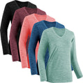 Moisture Wicking Shirts for Women Quick Dry Long Sleeve V (Style 8YGS)