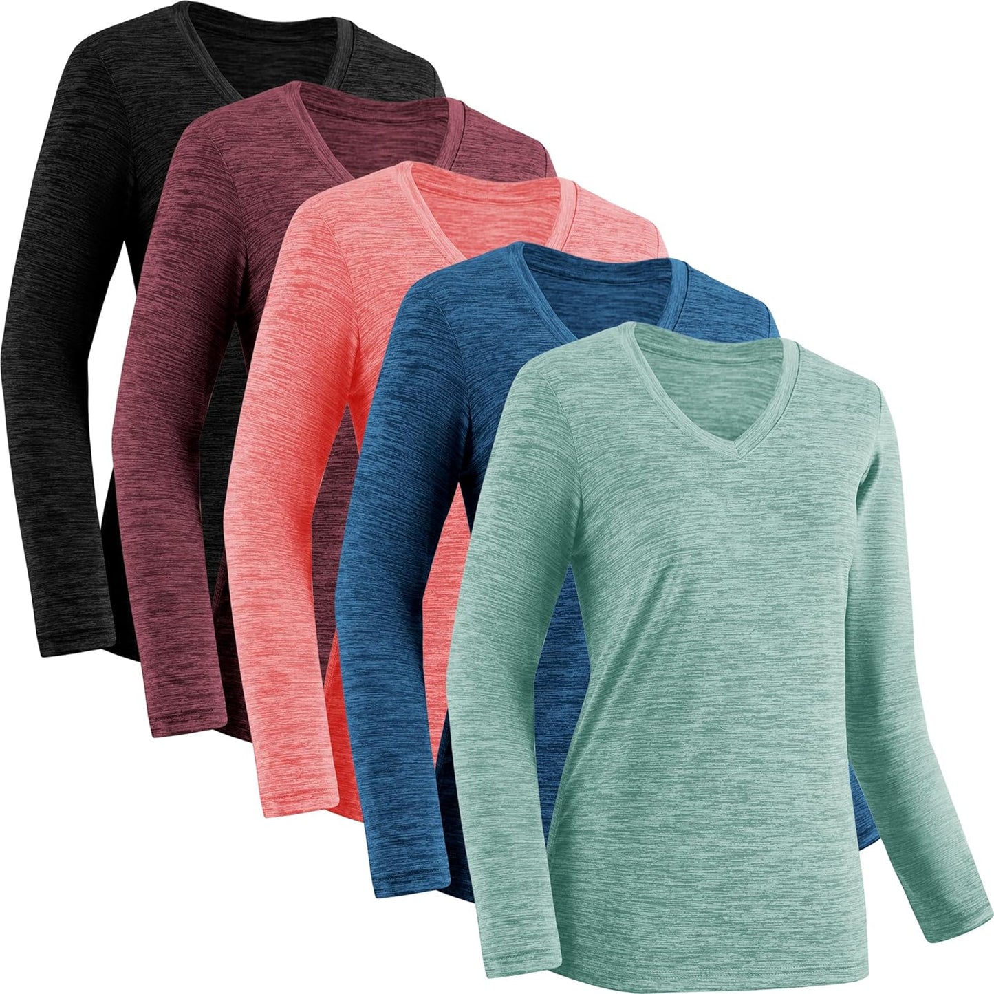 Moisture Wicking Shirts for Women Quick Dry Athletic Tops