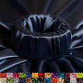Ice Fabrics Stretch Charmeuse Satin Fabric by the Yard - Navy