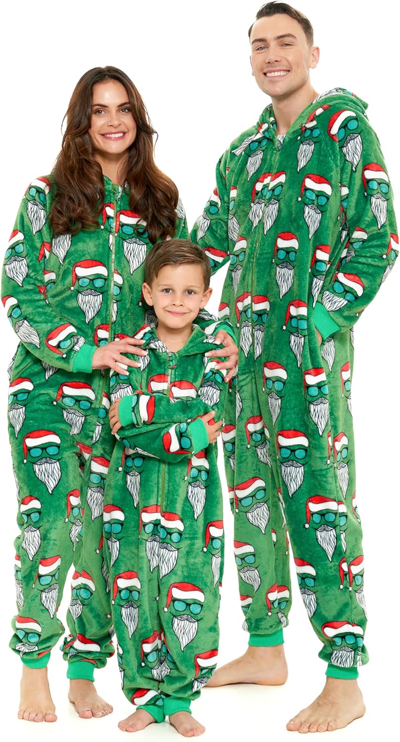 Cozy Family Christmas Onesies for Adults & Kids - Fun Designs