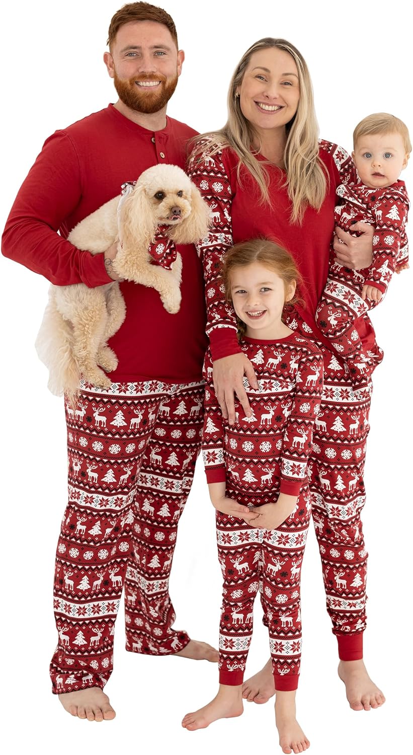 Organic Cotton Family Matching Pajamas for Christmas and Halloween