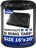 TARPAL Tarp 16x20 ft Heavy Duty Waterproof Tarp - Reinforced D-Rings