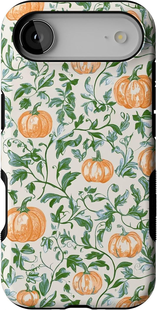 Casely iPhone 17 Air Case with Pumpkin Patch Design and Vines