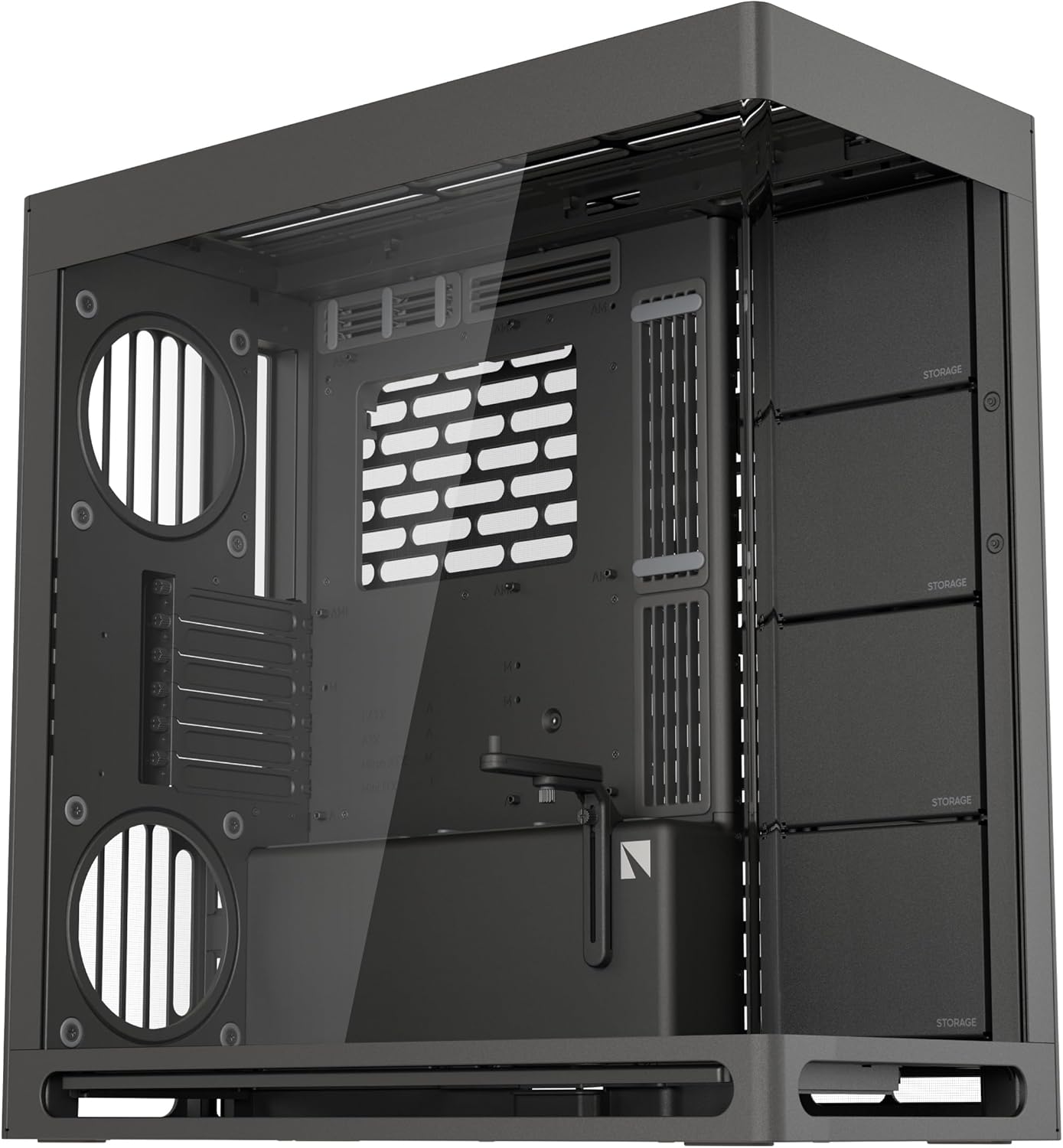 HAVN HS 420 Dual-Chamber Mid Tower PC Case for Optimal Cooling