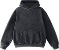 Mens Oversized Acid Wash Hoodie for Men - Heavyweight Fleece