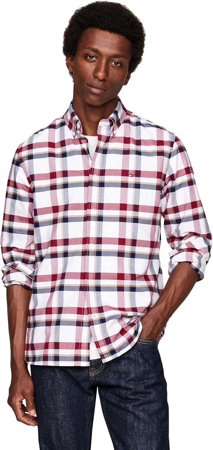 Tommy Hilfiger Long Sleeve Oxford Regular Fit Button Down Shirt