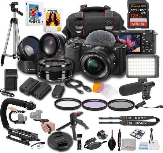 Sony ZV-E10 Camera Bundle: Perfect for Vloggers & Creators
