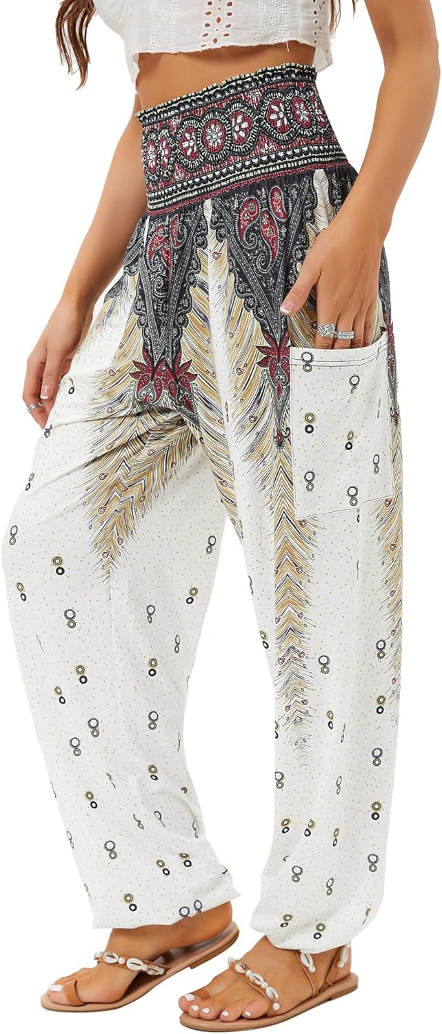 QIANXIZHAN High Waist Yoga Harem Pants: Trendy & Functional