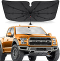 Car Windshield Sun Shade - 2025 Updated Spring Umbrella Sunshade