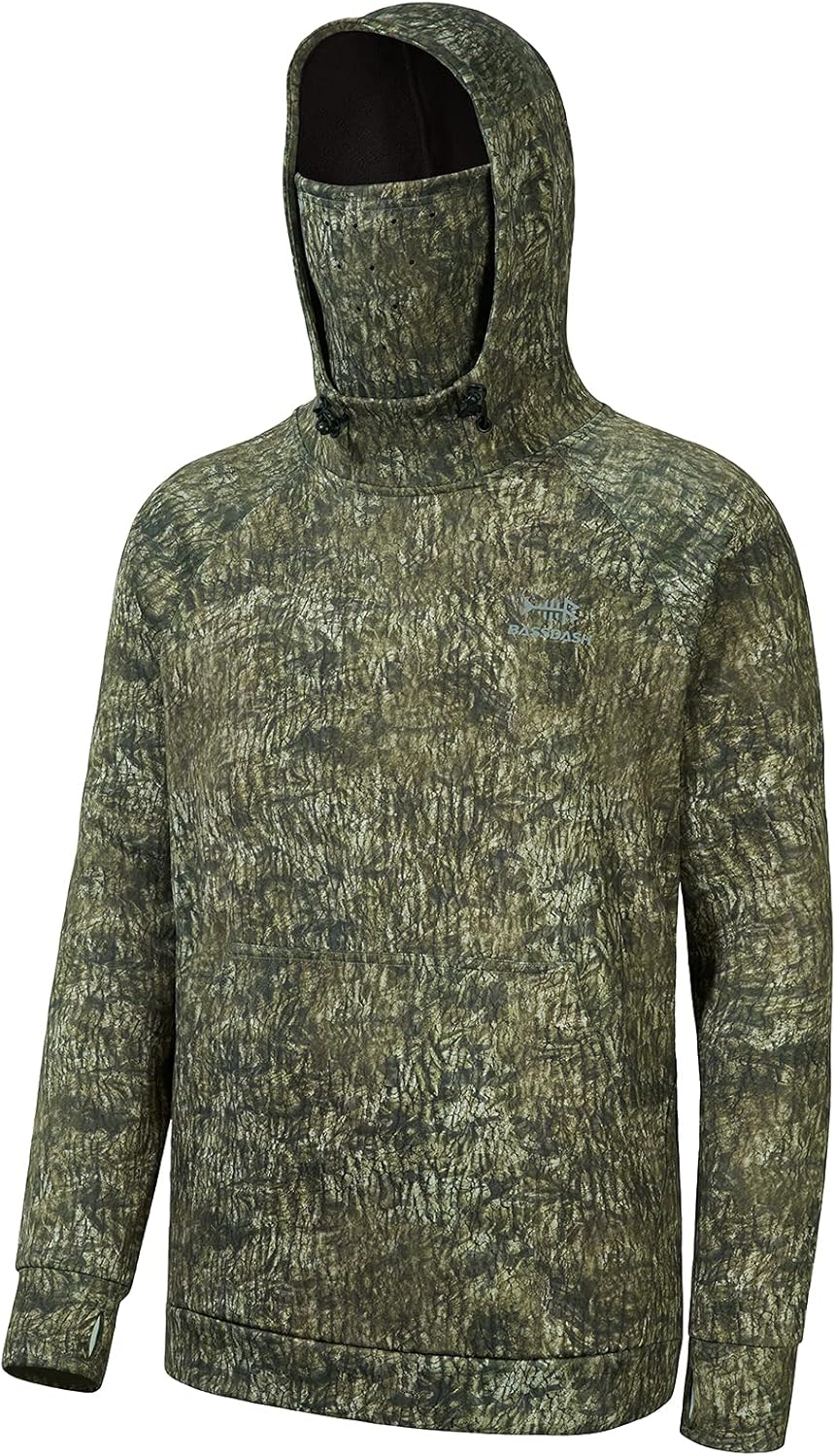 BASSDASH Water-Resistant Fishing Hoodie for Outdoor Adventures