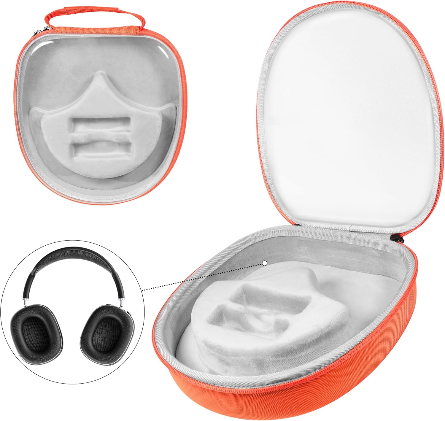Hard Organizer Portable Carry Case for Bose QC25 QC35 QC45 Headphones
