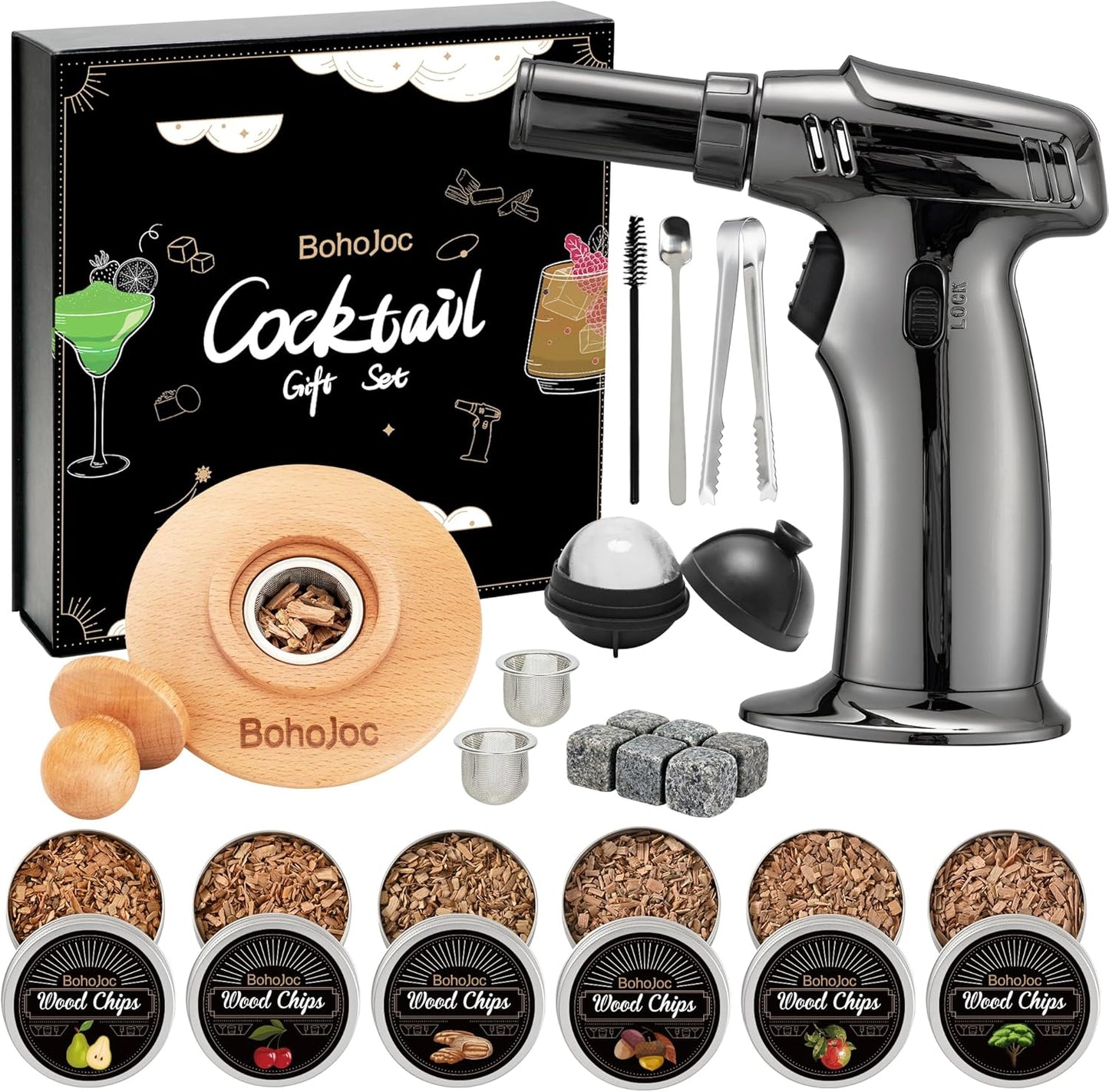 Cocktail Smoker Kit for Men - Smoke Like a Pro! 