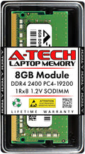 A-Tech 8GB DDR4 2400MHz SO-DIMM RAM Replacement - Faster Multitasking