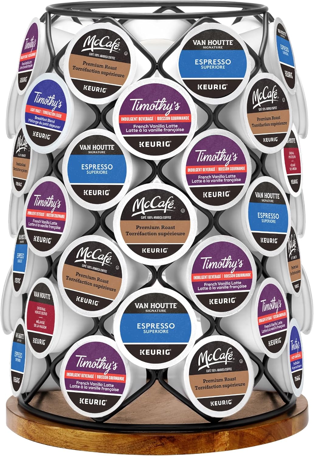Keurig K-Cup Whirl Carousel Coffee Pod Holder for 49 Pods