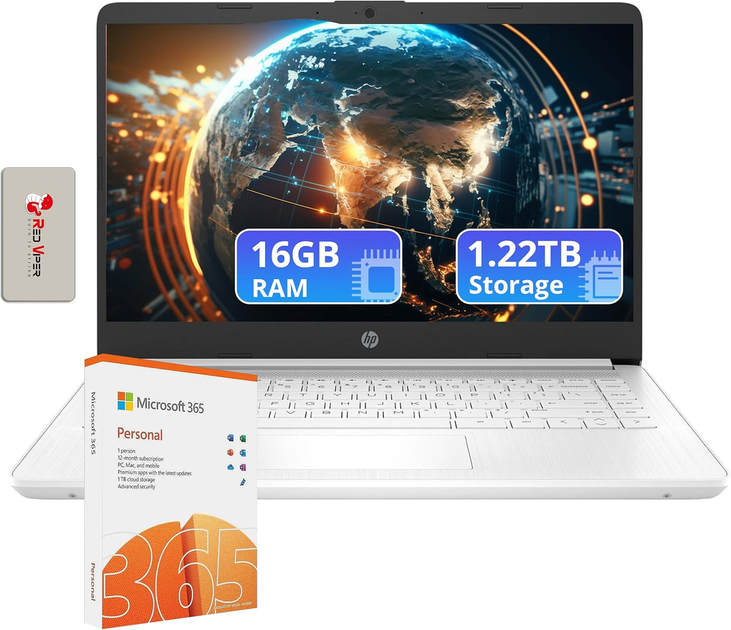 HP Flagship 14 HD Laptop with 16GB RAM and 1TB Storage