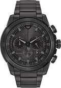 Men's Eco-Drive Chronograph Watch: Stylish & Sustainable