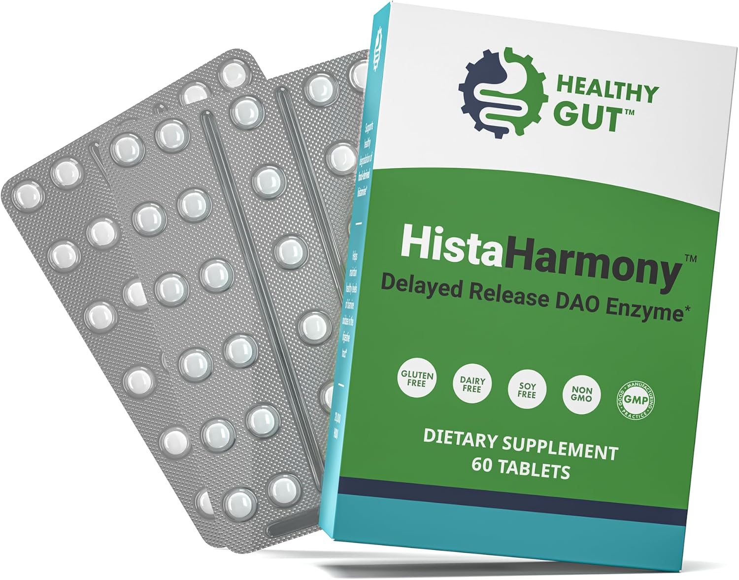 Healthy Gut HistaHarmony DAO Enzyme Supplement for Histamine Balance