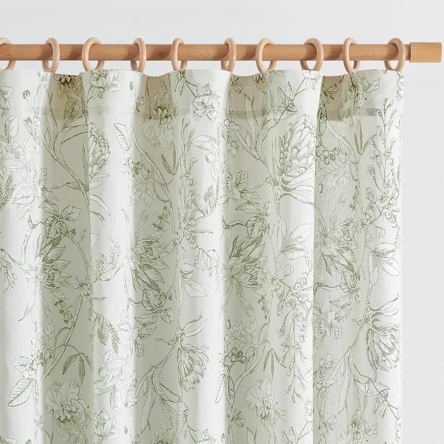 Floral Curtains 90 Inch Length for Living Room and More