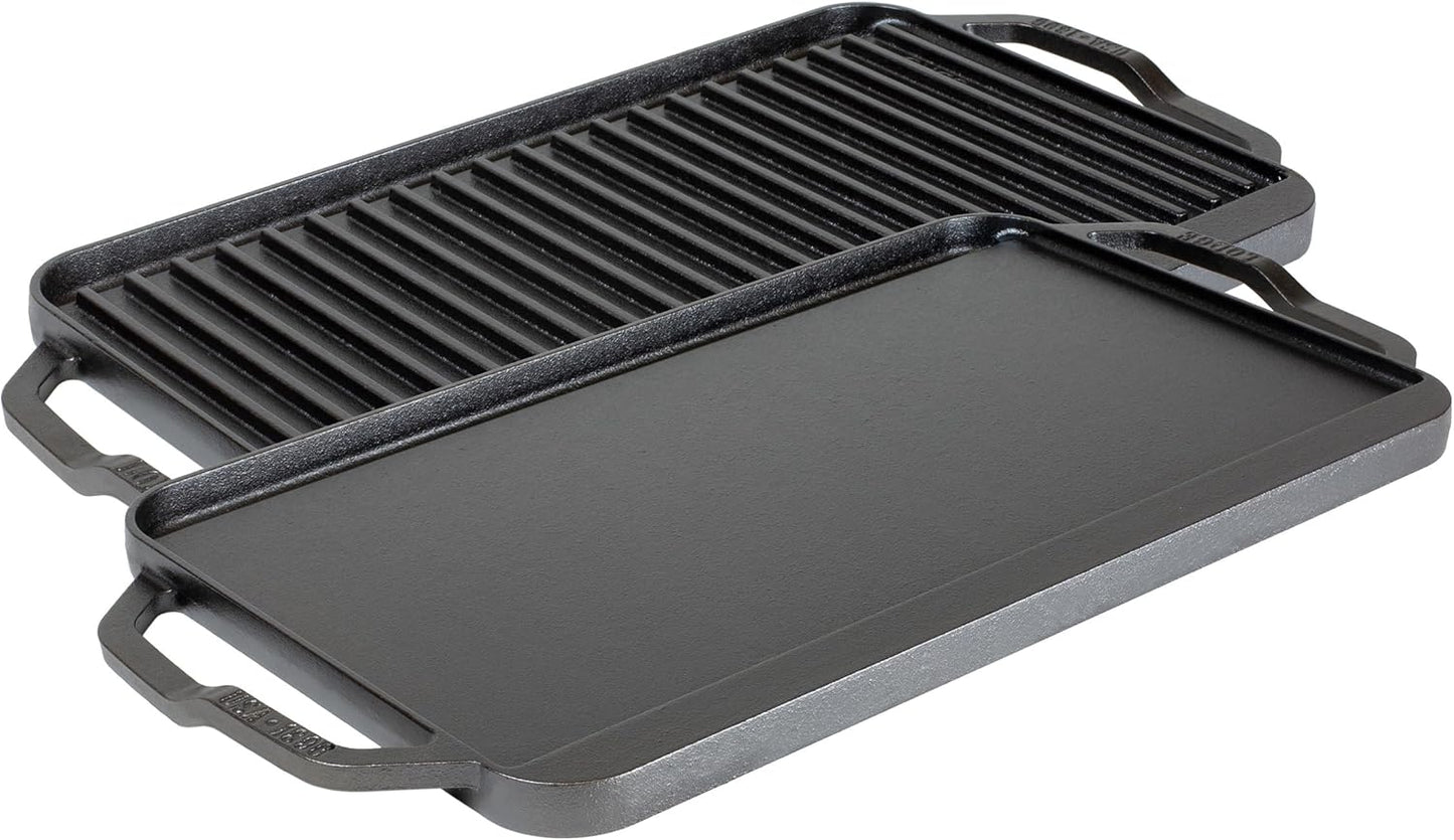 Lodge 19.5in X 10in Cast Iron Reversible Grill Griddle Review