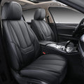Black Car Seat Covers Full Set - Waterproof NAPPA Leather Fit