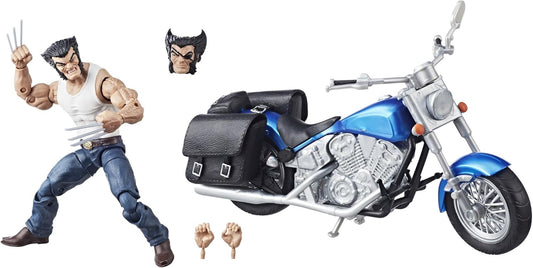 Marvel Legends Series Wolverine 6-inch Figure with Motorcycle