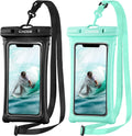 CACOE Floating Universal IPX8 Waterproof Phone Case 2-Pack - Floats Up