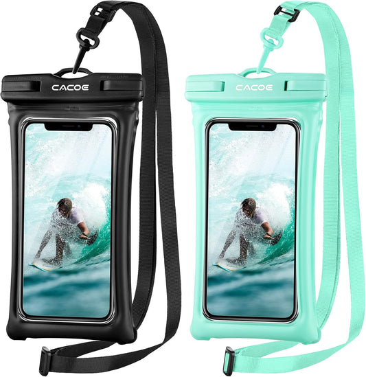 Floatable Waterproof Phone Case 2-Pack: Protect Your Tech On The Go!