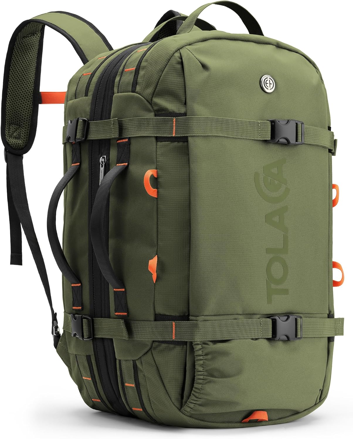 Tolaccea Travel Laptop Backpack: Expandable Carry On for All