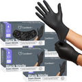 CareStock Black Nitrile Gloves Small 2500 Count - Thin, Medical Grade