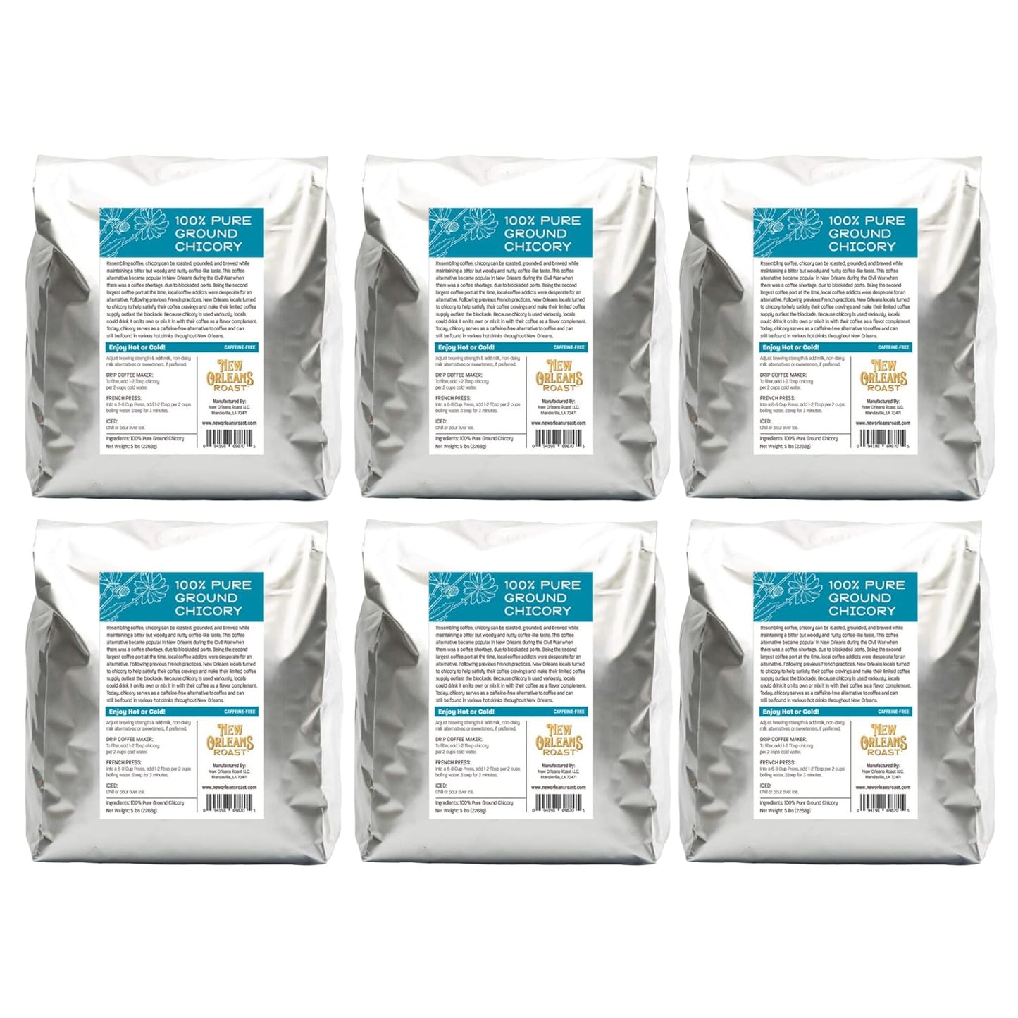 New Orleans Roast Pure French Chicory - A Rich Coffee Alternative