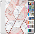 DuraSafe Cases for iPad Pro 9.7 Inch - Slim Marble Pink Stand Cover