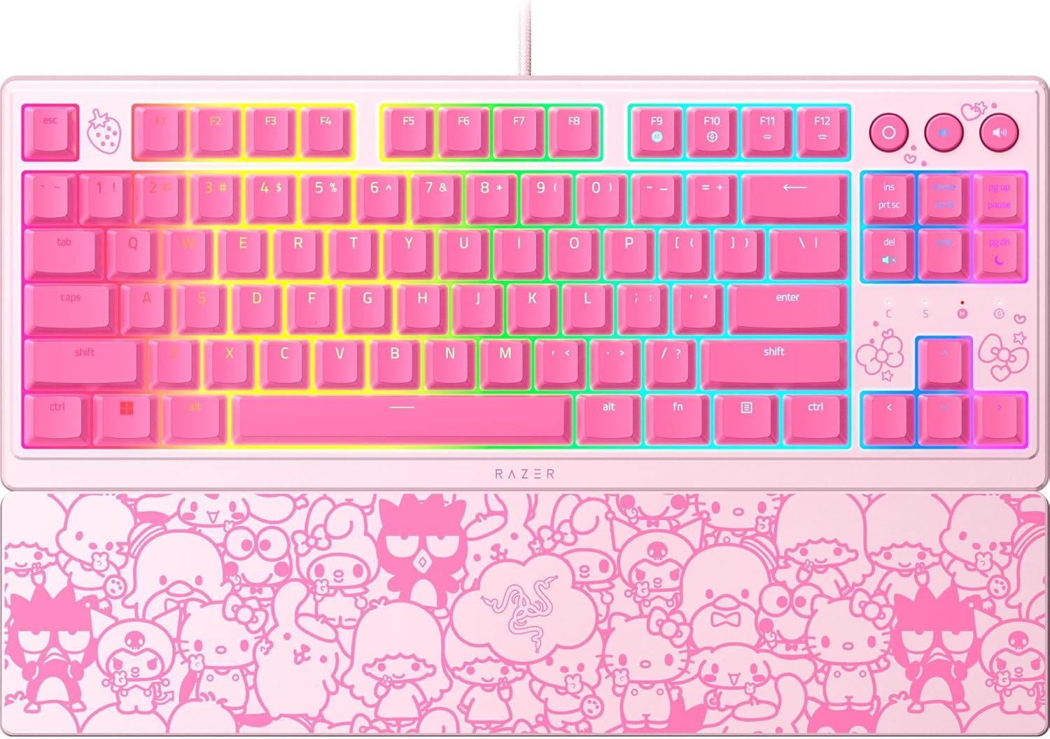 Razer Ornata V3 TKL Gaming Keyboard with Low-Profile Keys