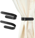 Black Modern Farmhouse Drapery Holdbacks - Set of 2