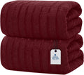 Pack of 2 Pomegranate Bath Sheets 35x70 in - Oversized Soft Towels