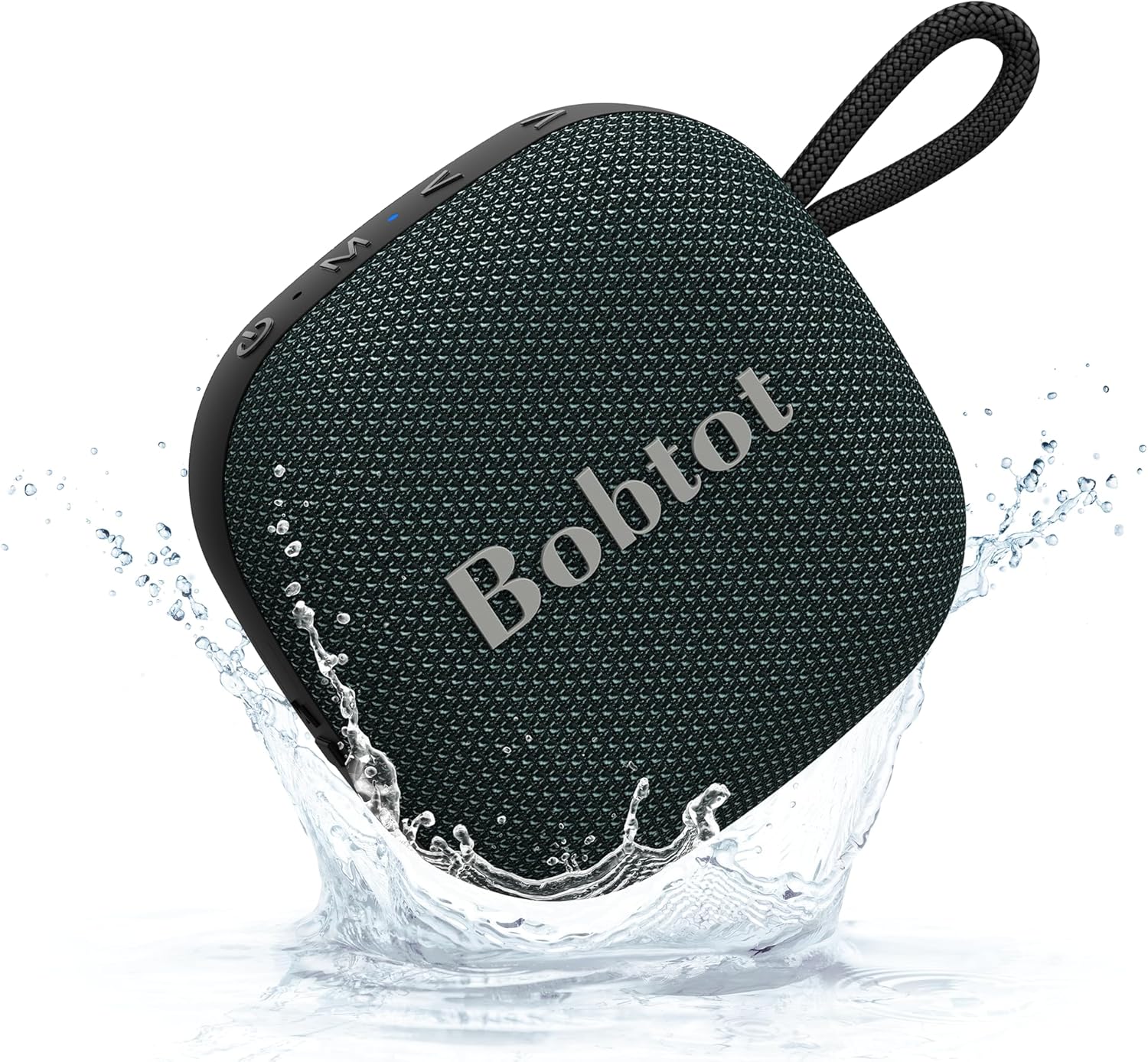Bobtot Waterproof Bluetooth Speaker - 16H Playtime, Powerful 10W Sound