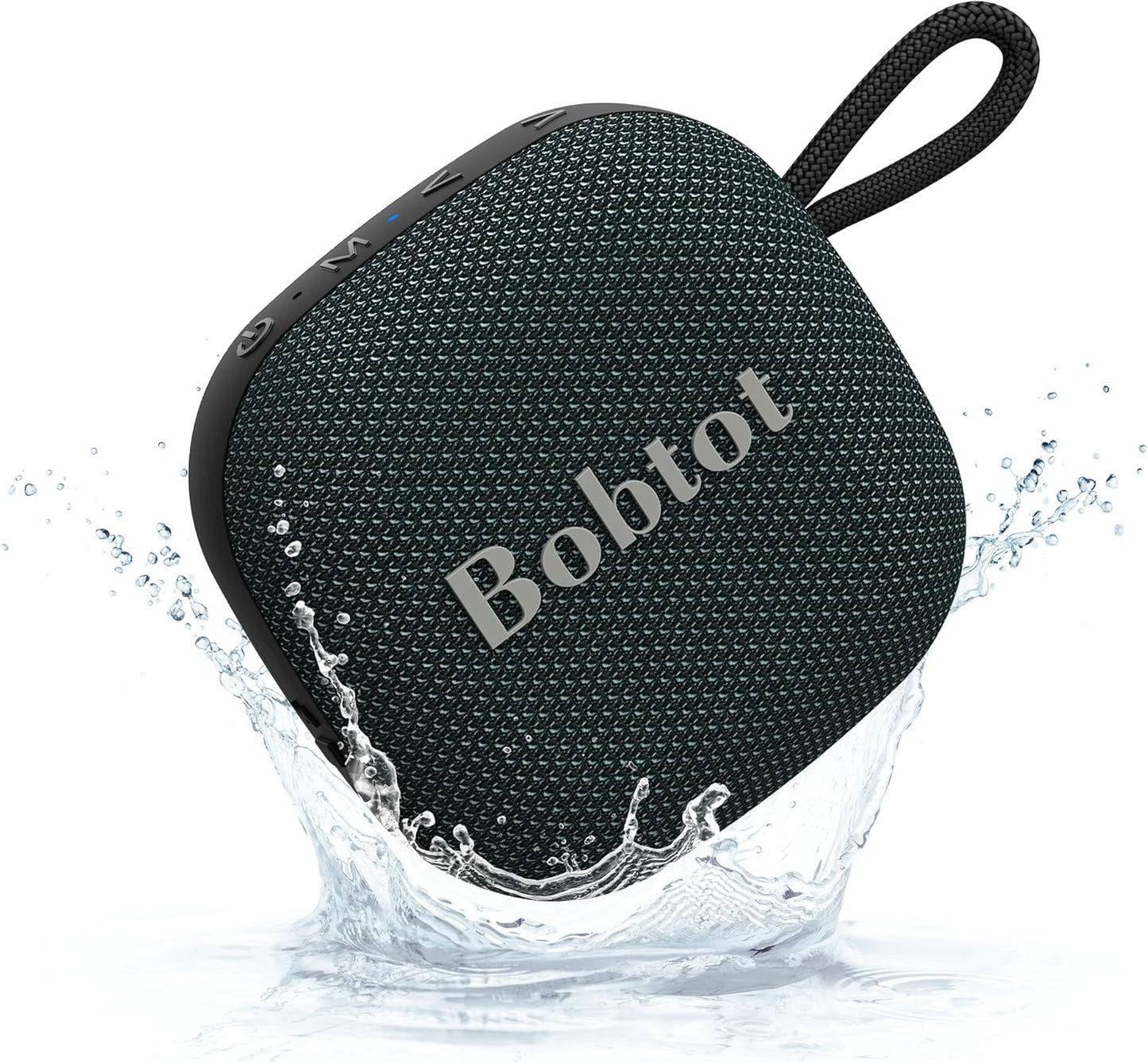 Bobtot Portable Bluetooth Speaker: Waterproof, 16H Playtime, Loud Sound