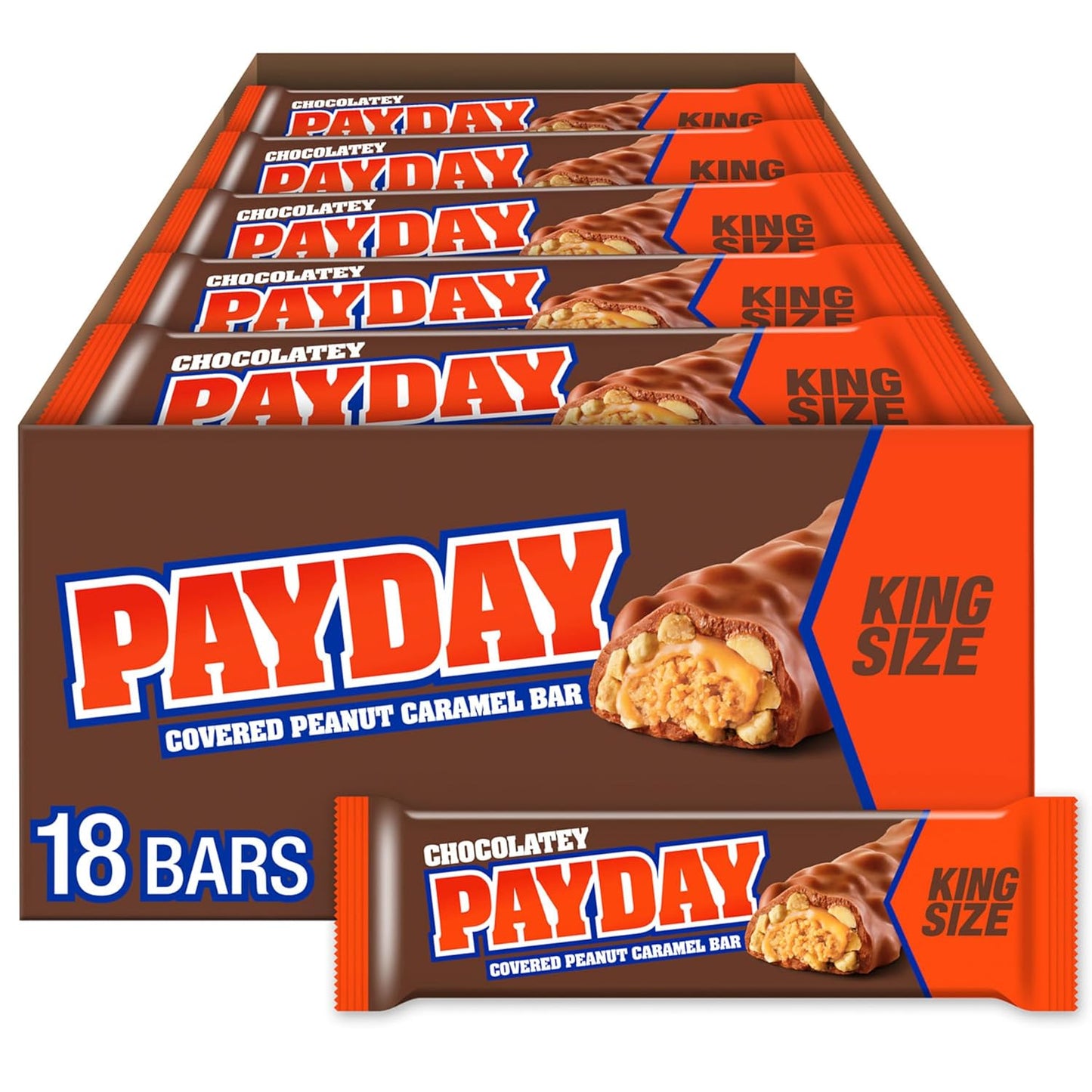 PAYDAY Chocolatey Peanut Caramel King Size Candy Bar Review