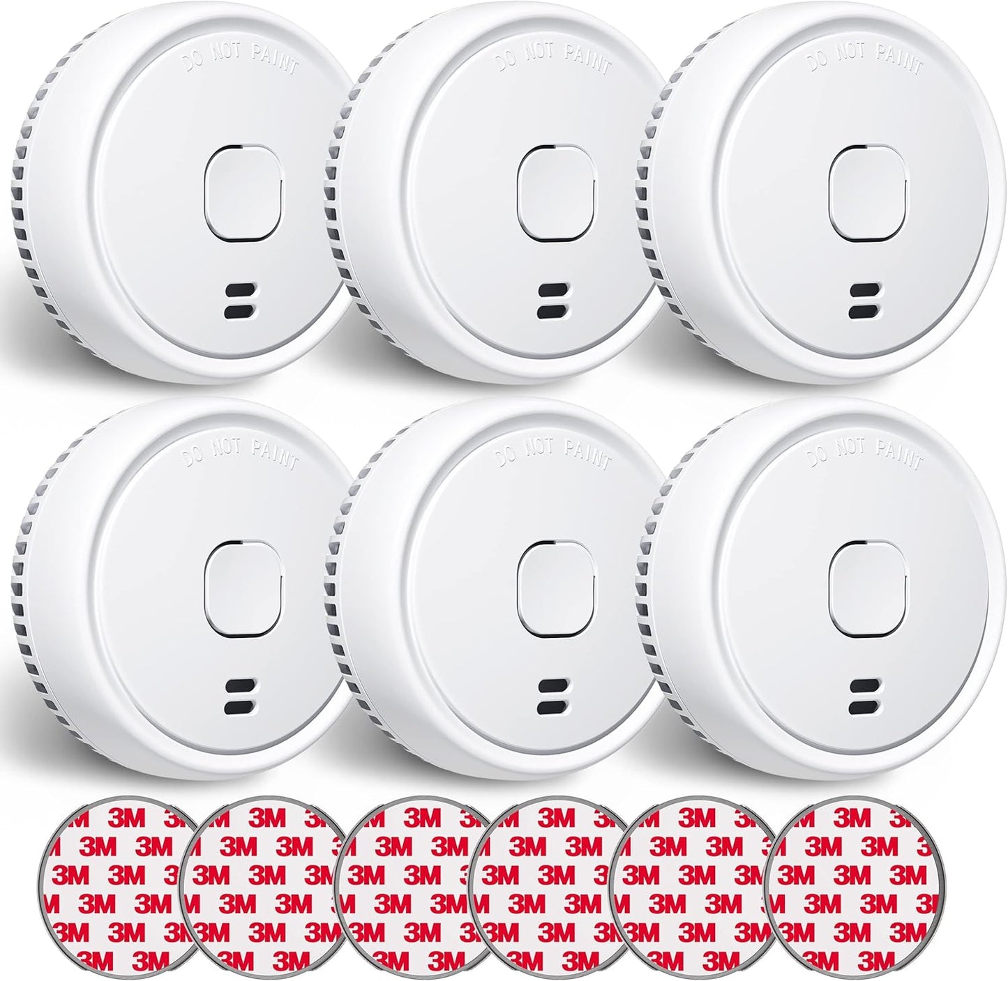 Ecoey Smoke Detector with Photoelectric Sensor for Home Safety