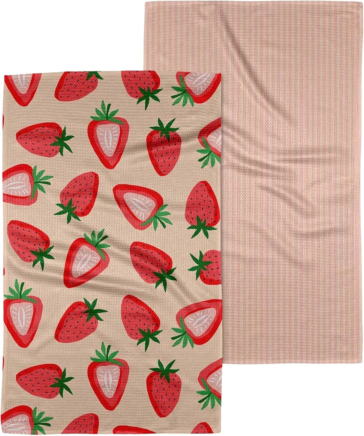 GEOMETRY Spring Kitchen Towels - Quick Dry Microfiber Cloth