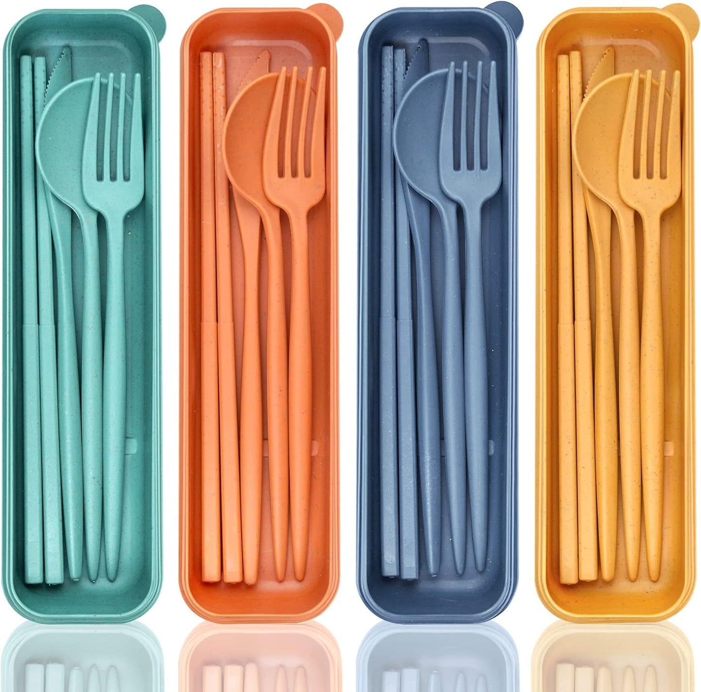 Dissknic Eco Friendly Utensils - Carry Everywhere!