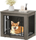 YITAHOME Dog Crate Furniture for Medium Dogs - 2-in-1 Side Table