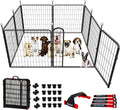 Portable Dog Crates & Playpen 32in Metal Pet Pen - Easy Carry
